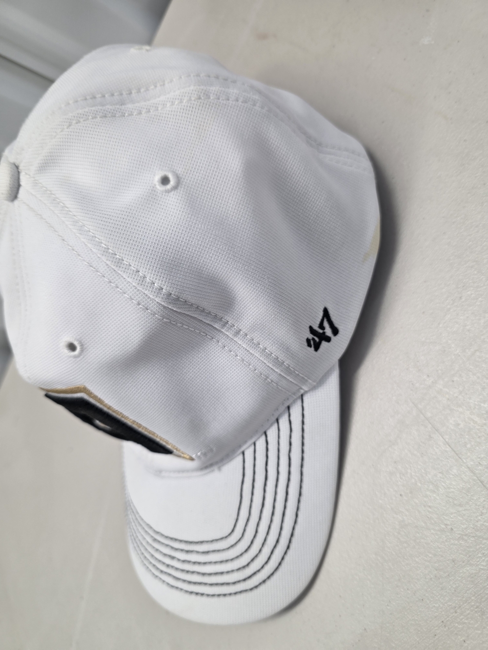 Army Black Knights NCAA White Adjustable Strapback Hat Forty Seven OS - Picture 2 of 6